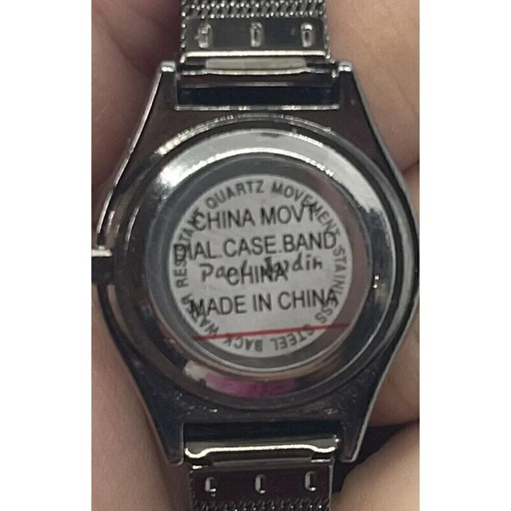 Paul Jardin Men's Quartz Watch Round All Black Water Resistant